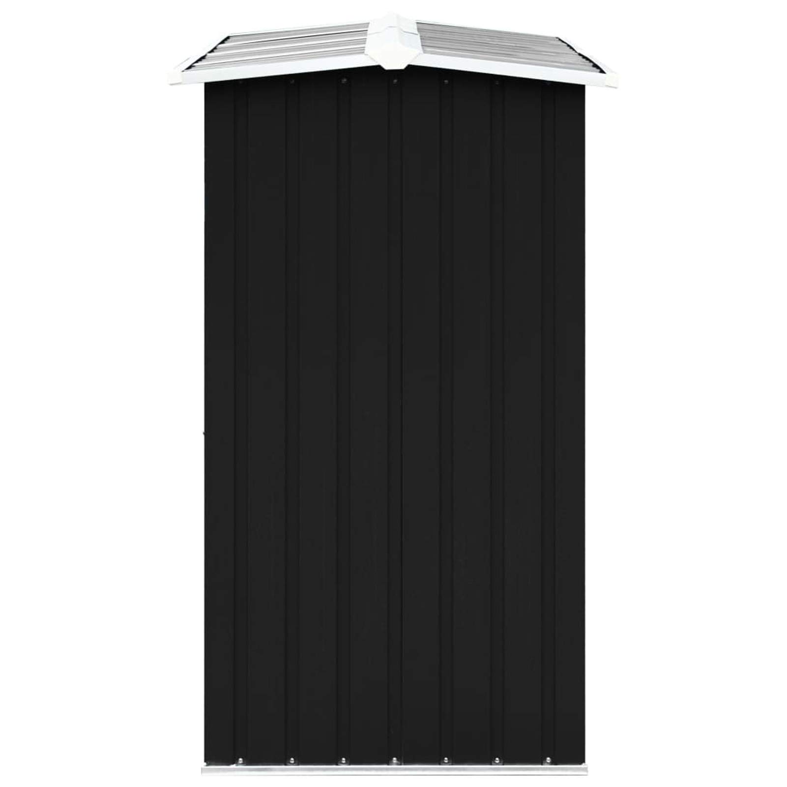 Homgoday Caseta de jardín para leña Acero galvanizado Gris 172x91x154 cm Leñera Registro de Leña, Estantería para leña de Chimenea para Interior y Exterior Soporte de Madera