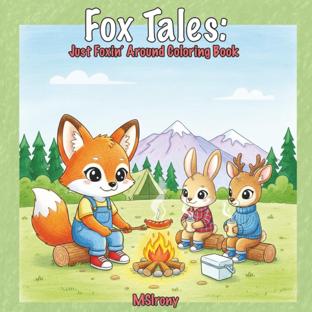 Fox Tales: Just Foxin’ Around: A Whimsical Coloring Adventure Full of Furry Fun!