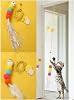 Tineke Elastic Self Adhesive Colored Cat Play Hook Cat Toy Adhesive Fishing Rod Training Toy