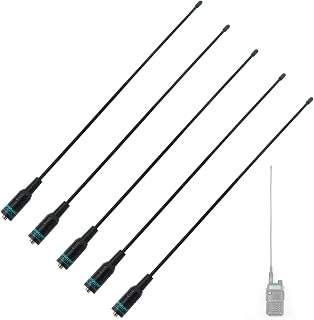 TIDRADIO TD-771 Antenna (5 Pack) VHF/UHF Walkie Talkie Antenna 144/430Mhz Ham Radio Antenna