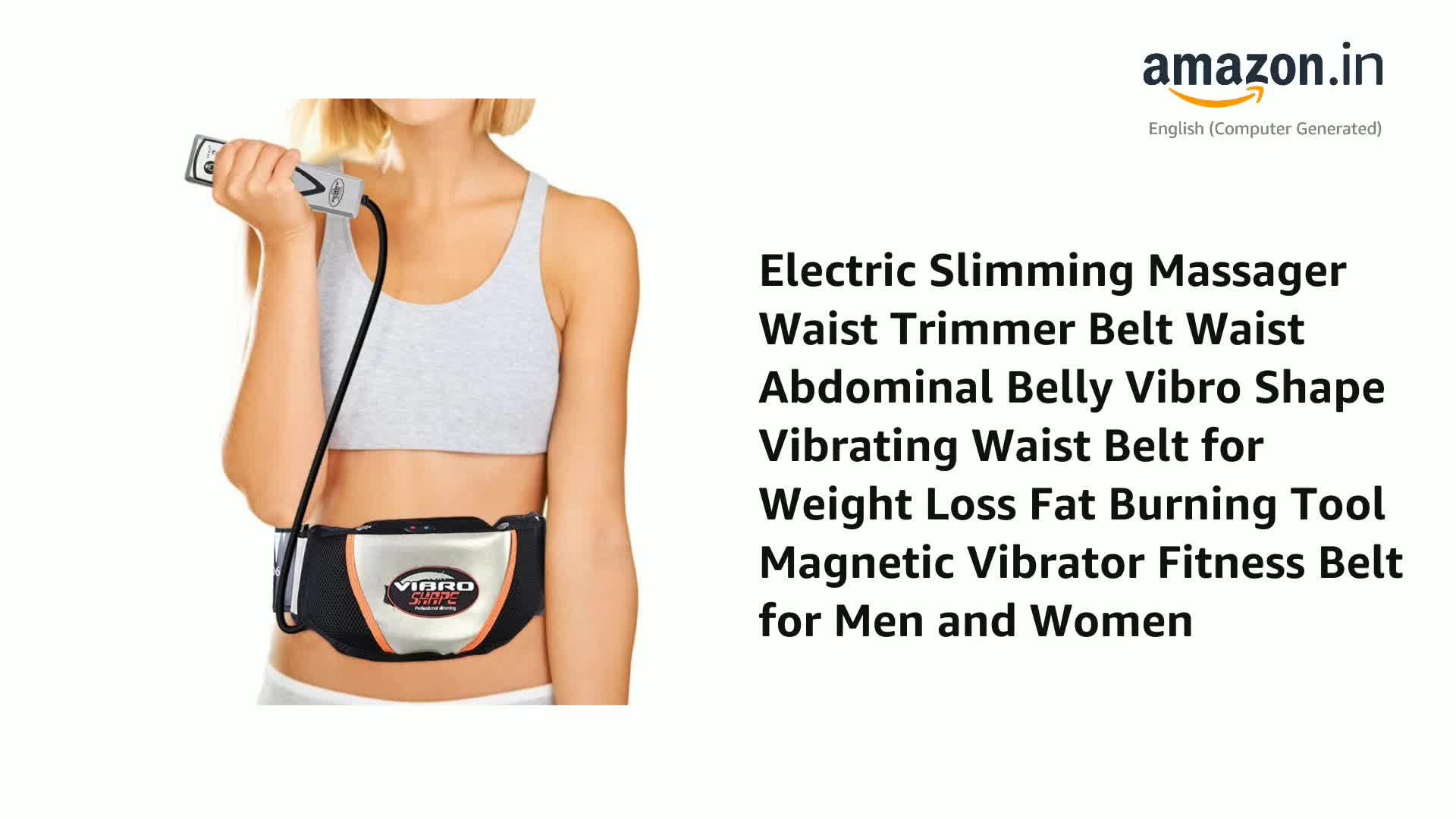 OCTOPUSPRIME Electric Slimming Massager Waist Trimmer Belt Waist