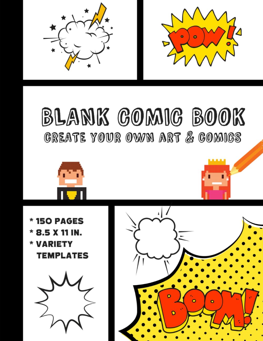 Blank Comic Book: Create Your Own Art and Comics