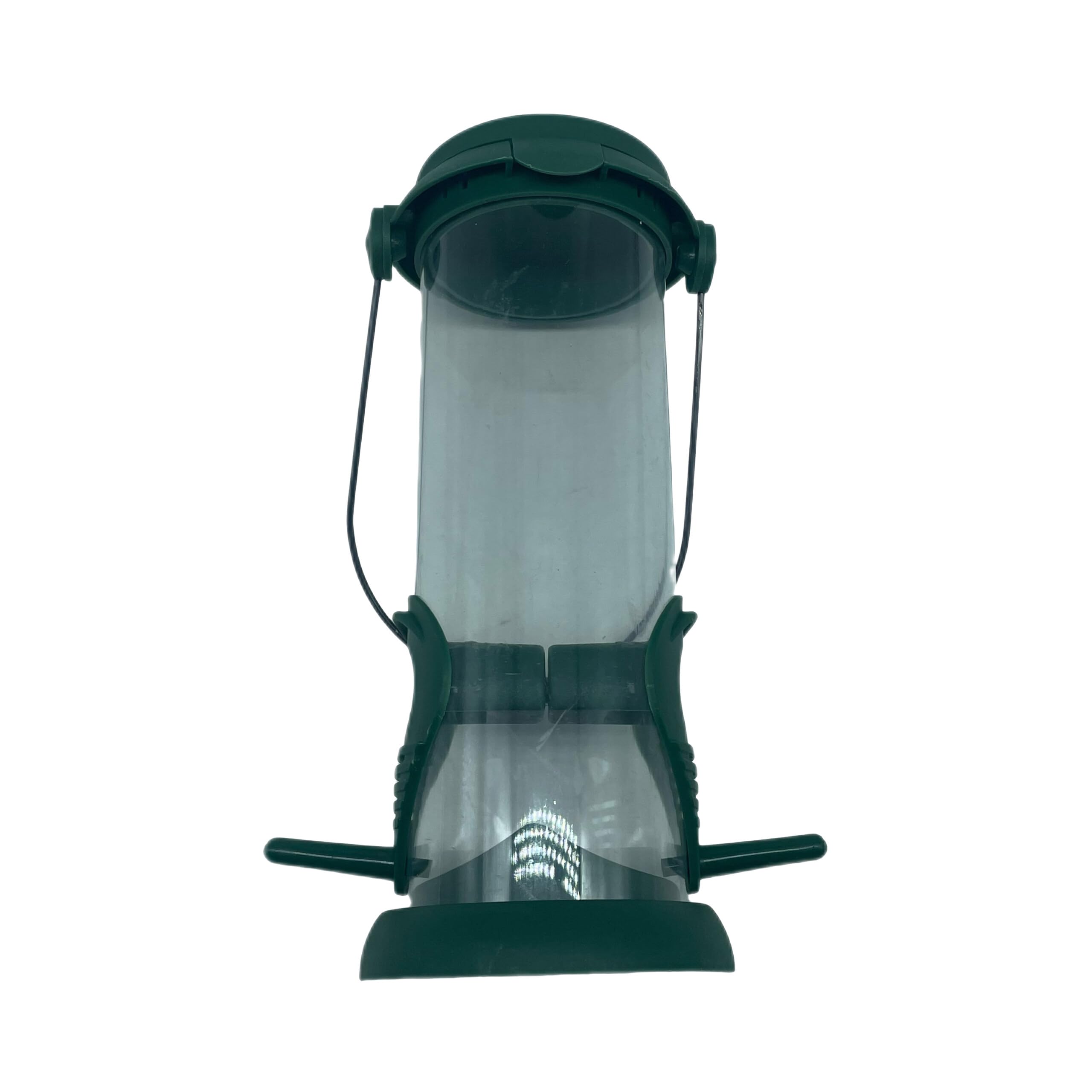 Relaxdays Mangeoire pour Oiseaux 6 en 1, Piquet, Abreuvoir, Distributeur de graines, Acier, Noir