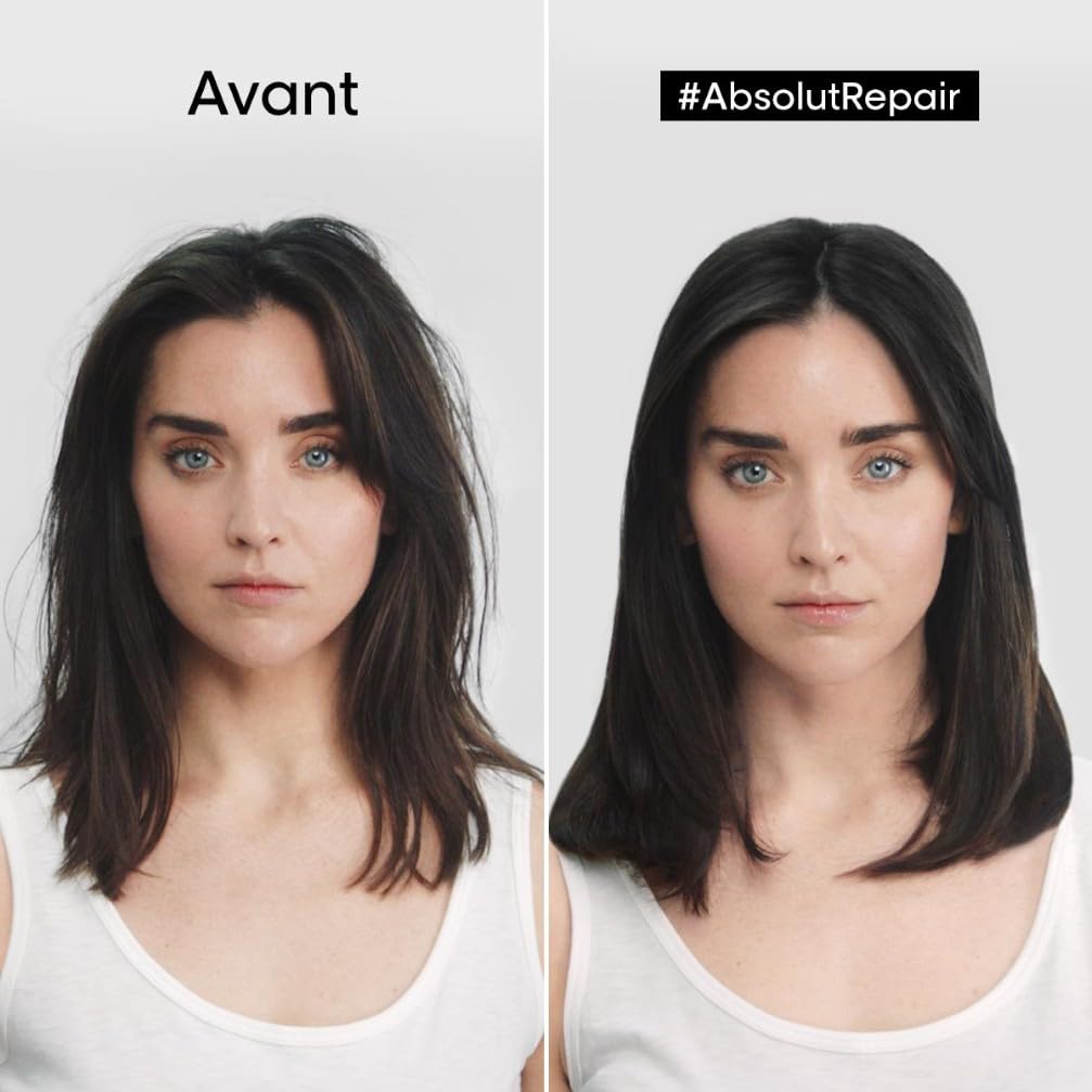 L'OREAL PROFESSIONNEL - Restructuration Instantanée - Absolut Repair Golden - Cheveux Secs & Abîmés - Répare & Protège Intensément - 7x Plus de Brillance