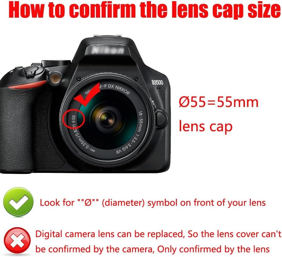 Bayonet Lens Hood For Nikon AF-P DX 18-55mm F/3.5-5.6G VR – Replaces HB-N106