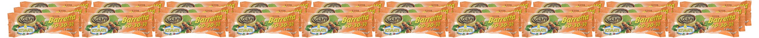 Barrette 40-30-30, Indicata per la Dieta a Zona, Nocciolinella, Scatola da 30 pz, 810 Grammi