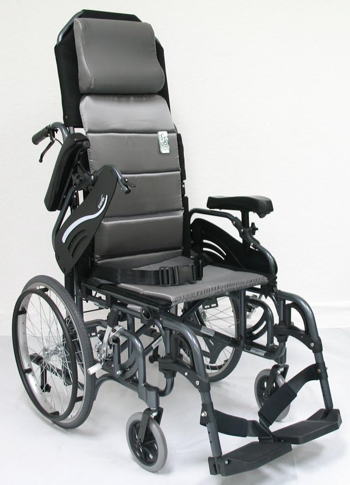 Exсluѕіvе Dіѕсоunt 🔥 Karman VIP-515-18 Foldable Tilt in Space, Diamond Black, 20 Rear Wheels and 18 Seat Width
