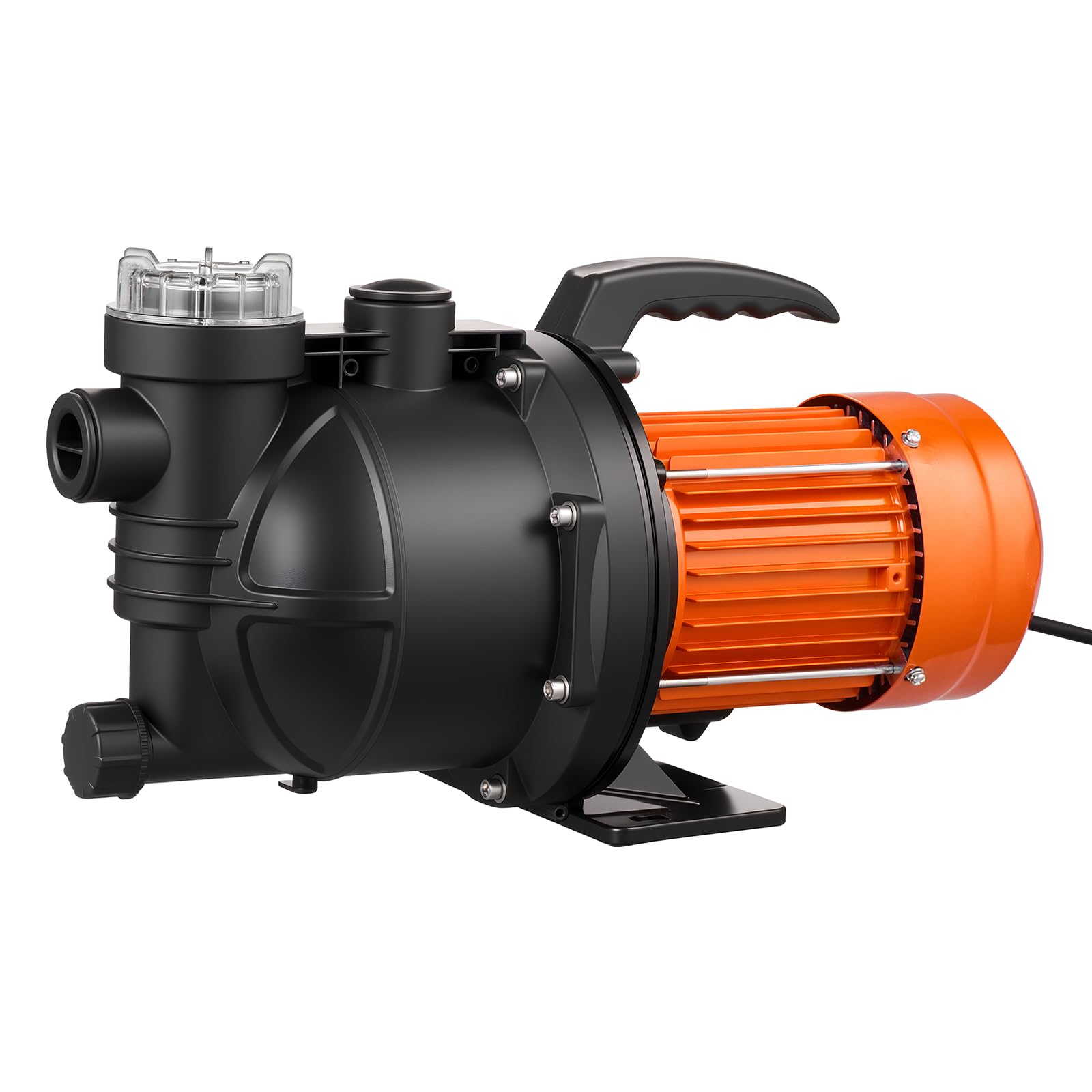 VEVOR Bomba de Chorro de PP para Pozos Poco Profundos 1300 W 230 V, Caudal Máximo de 4800 L/h, Altura de Succión de 8 m, Protección Térmica, Voltaje Estándar Europeo, para Riego de Jardines, Césped
