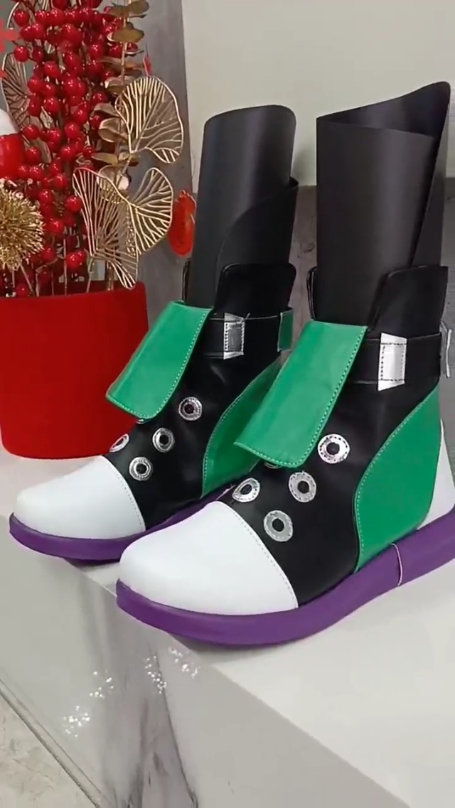 Amazon.com: YXIDLMCOS Killjoy Cosplay Shoes Boots Custom Made
