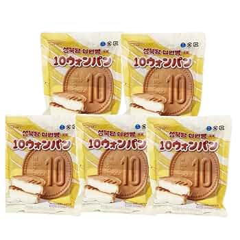 Amazon.co.jp: 10ウォンパン 冷凍 チーズ 120g×5個 韓国 10円