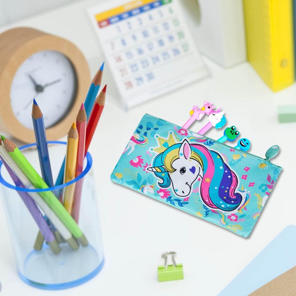 3PCS Kids Backpacks for Girls, 16" Little Kid Preschool School Bookbag and Lunch Box - Unicorn/Mermaid/Flamingo | 3PCS, Preschool School, Bookbag, and Lunch Box - Image 8