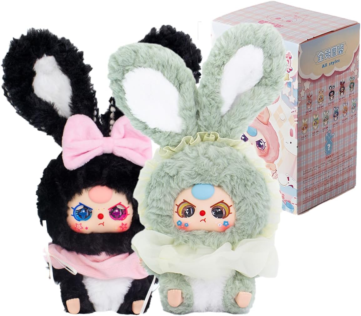 Amazon.com: Baby Three Lily Rabbit Town Series 2 Plush Blind Box