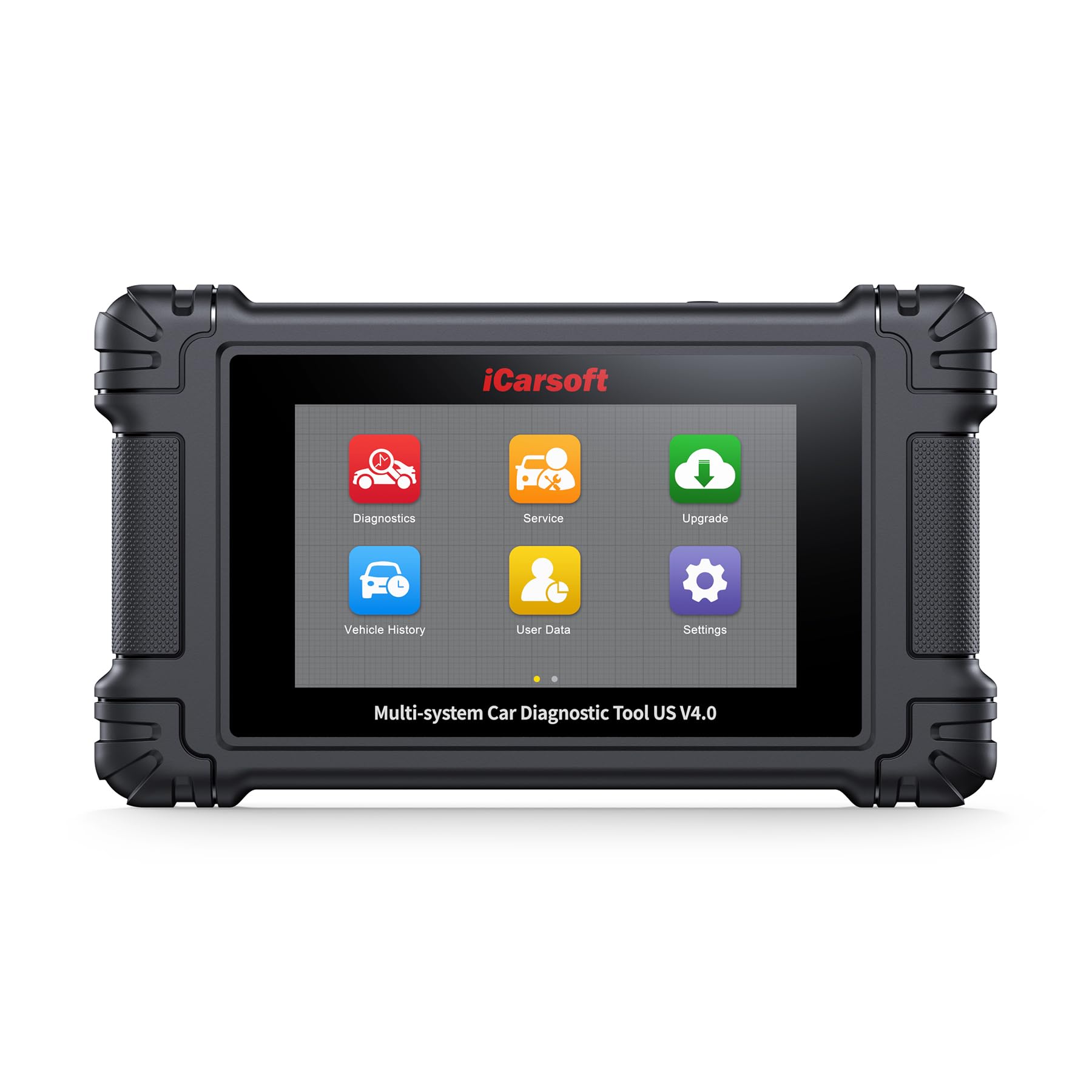 iCarsoft US V4.0 OBD2 skaner diagnostyczny do amerykańskich samochodów markowych z TOP 49 resetami, precyzyjny skaner diagnostyczny, CAN-FD, FCA Autoauth, dożywotnia aktualizacja, AutoVIN