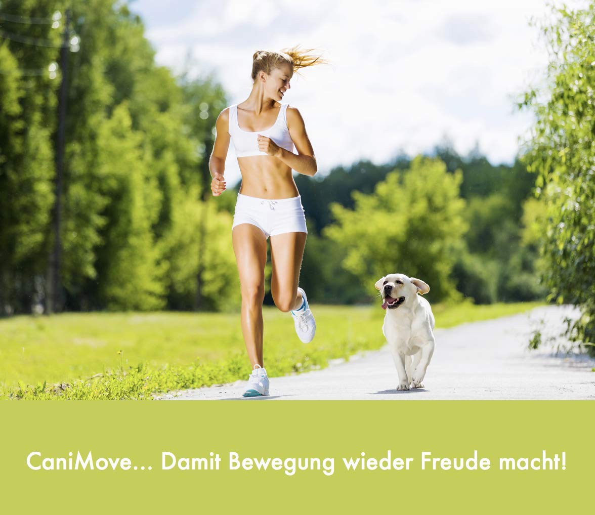 Motion & CaniMove Immune (ehemals EPA70) Maxi, je 1 Packung hochentwickelte Ergänzungsfuttermittel für große Hunde zur Unterstützung bei degenerativen Problemen des Bewegungsapparates.