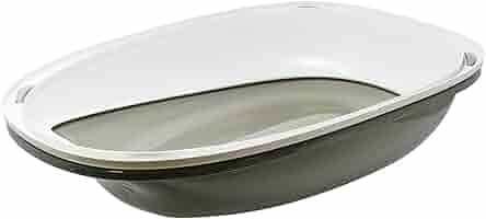 Lettiera Per Gatti Aim&eacute; Con Bordo Amovibile - Forma Ovale 45x36x15.5cm, Facile Da Pulire