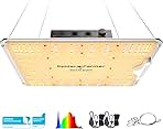 Spider Farmer SF1000, Samsung LM301H EVO Led Grow Light, Full Spectrum Plant Light, Dimmable & High Efficiency & Deeper Penetration Lamps for Seed Starting Vegetables Bloom in 2x2/3x3 Grow Tent