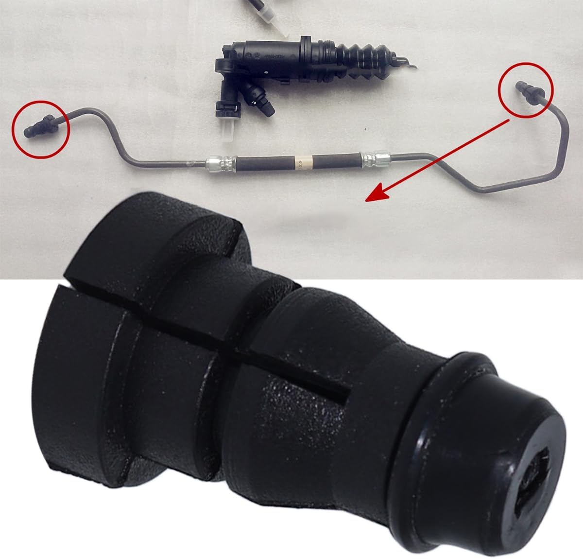 Universal Brake Clutch Slave Master Cylinder Pipe Connector Joint Clip Seal Gasket Repair Kit for VW for Audi for Seat for Skoda 02F141143A 1K0798741