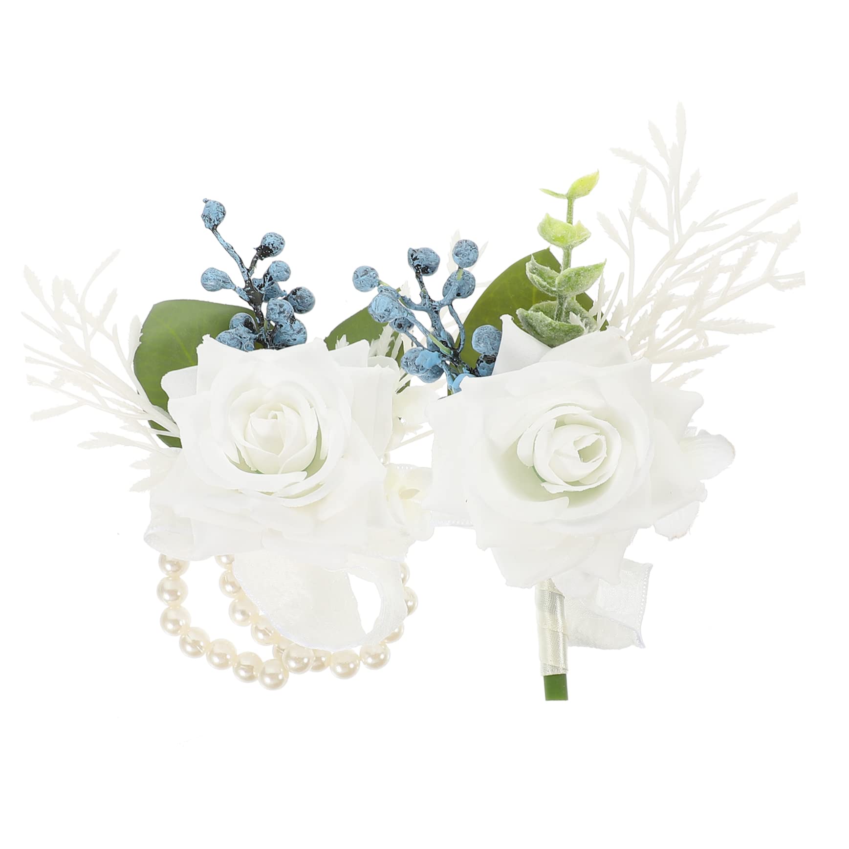 Corsages de mariage de luxe Zerodeko : ensemble de boutonnières artificielles premium