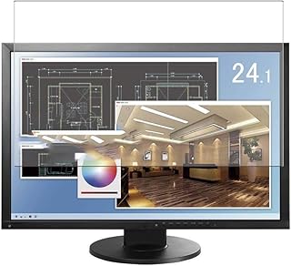 Puccy 2 Pack Anti Blue Light Screen Protector Film, compatible with EIZO FLEXSCAN EV2436W-FS / EV2436WFS / EV2436W-Z / EV2436WZ 24" Display Monitor TPU Guard （ Not Tempered Glass Protectors ）
