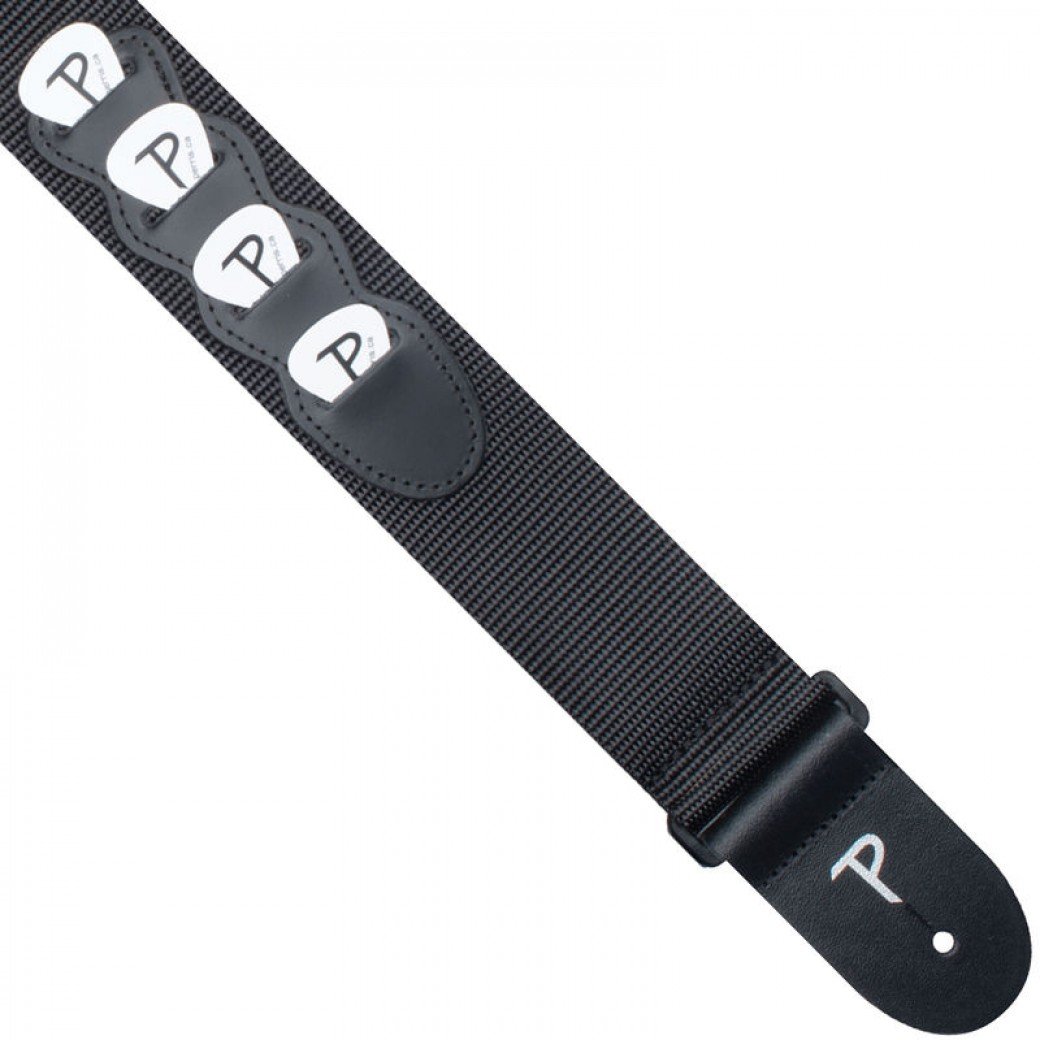 P Perri's Leathers Ltd. PNWSHN7114 Pick Pocket Strap, Black