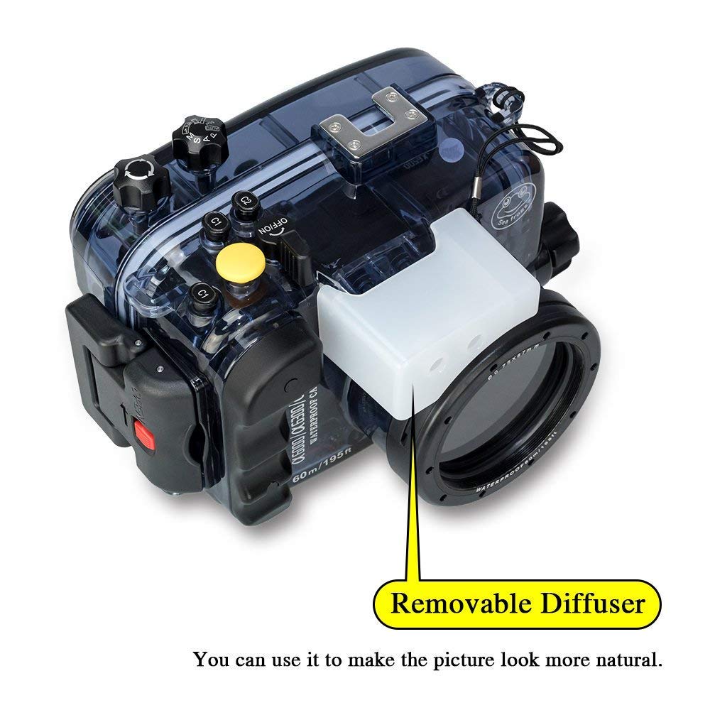 Amazon | Seafrogs 写真撮影 水中 40m カメラ 防水ハウジング Sony