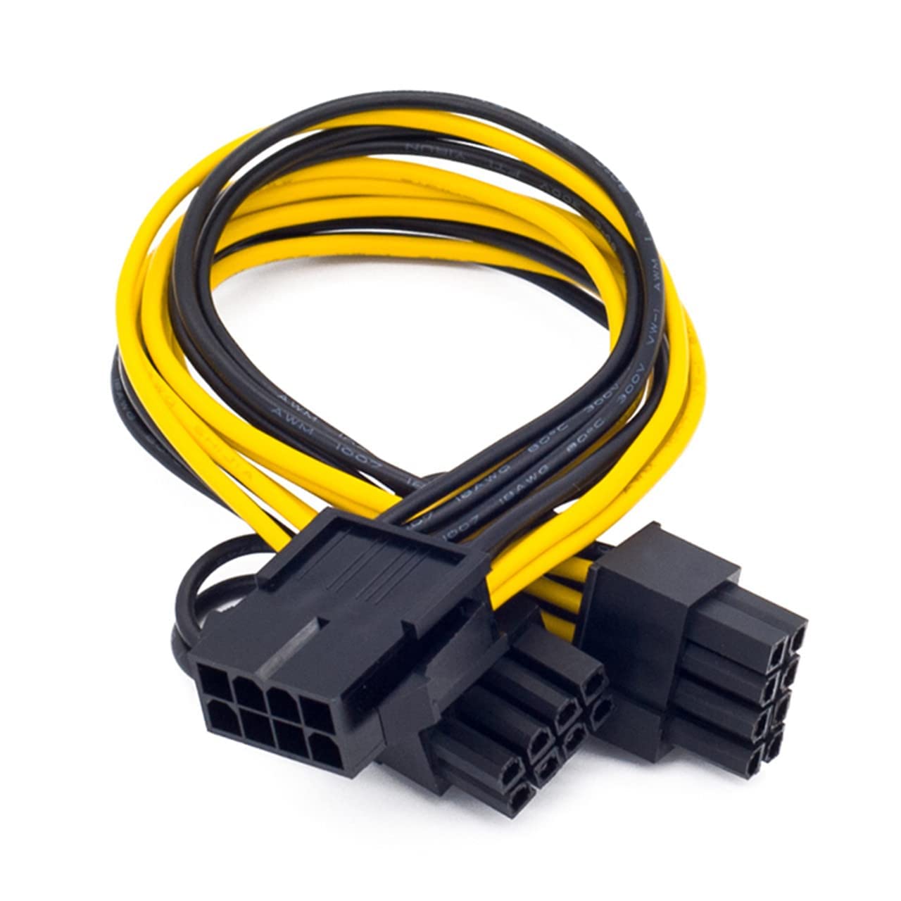 ULTRABYTES 6 Pin to 8 Pin Dual (6+2) Pin PCIe Adapter Power Cables,6 Pin to Dual PCIe 8 Pin Graphics Card PCI Express Power Adapter-image-40