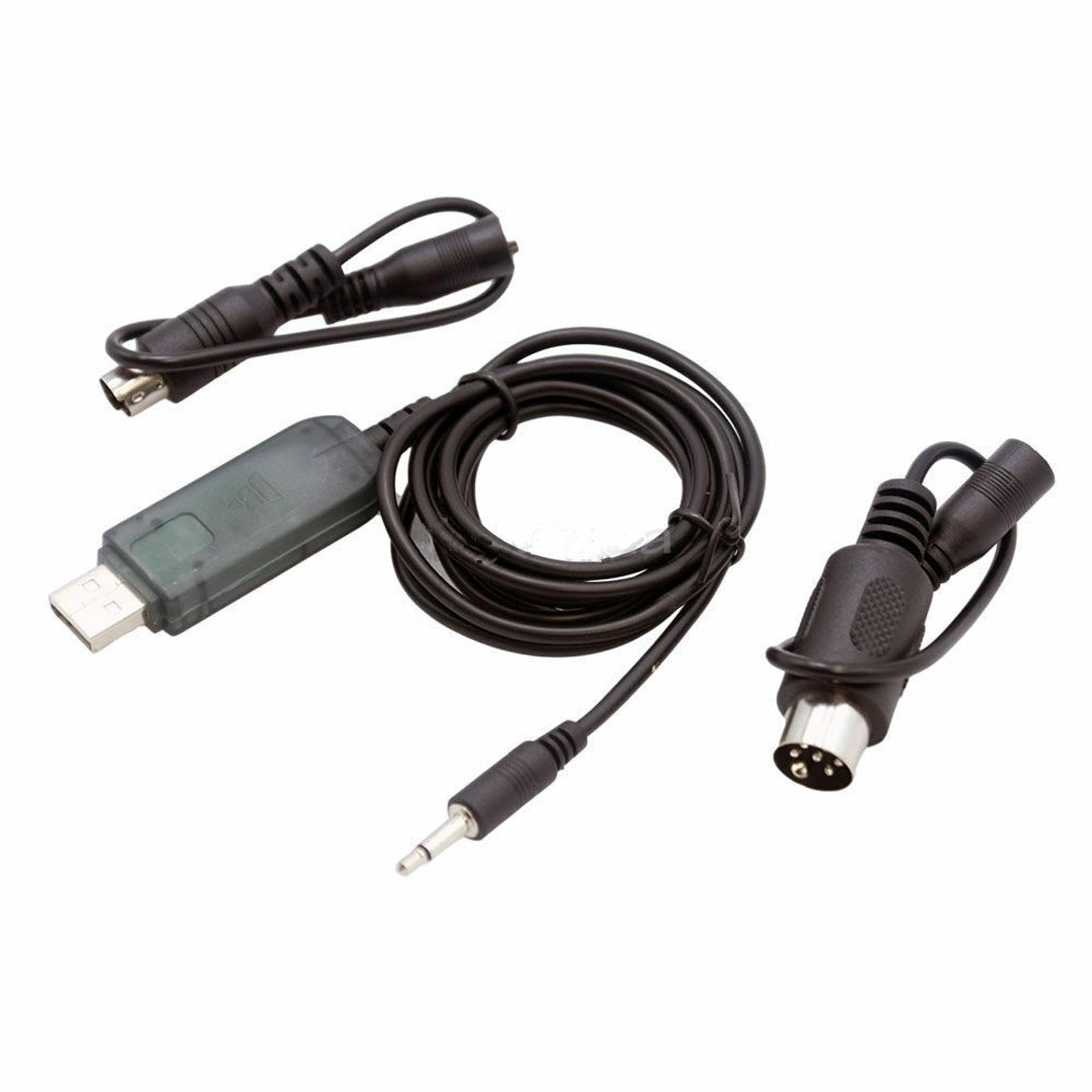 ZEZEFUFU 1 x câble de simulateur USB avec kit de câbles adaptateur RC hélicoptère avion voiture entraînement pour FlySky FS-SM100