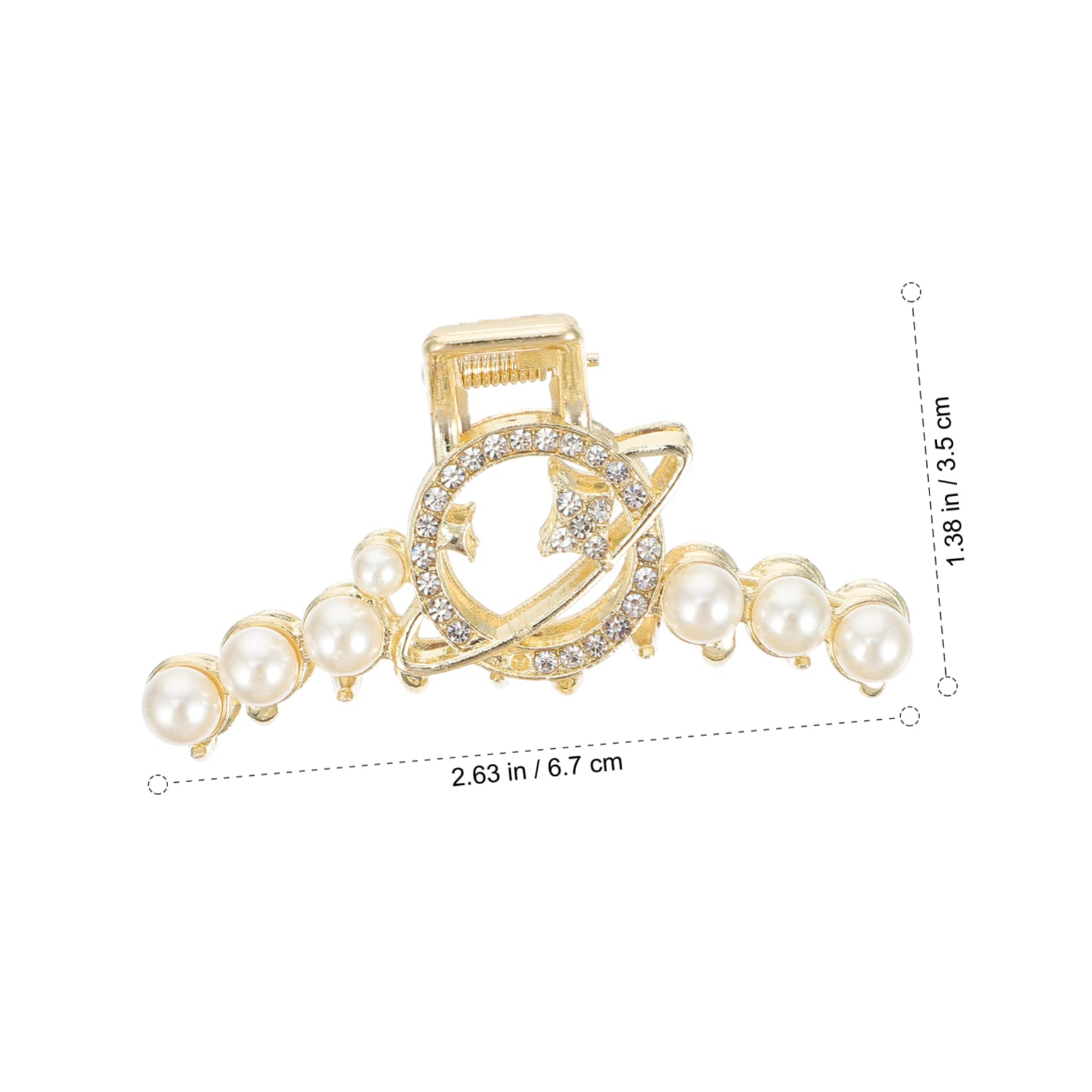 FOMIYES 10stücke Geometrische Perlen-haarspangen Haarklammern Mit Kristallverzierung Rutschfeste Haaraccessoires Für Hochzeiten Und Alltag Eleganter Haarschmuck Für Damen