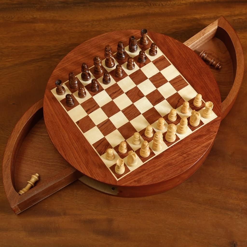 Juego de ajedrez magnético clásico, colección de Juegos Redondos Ajedrez