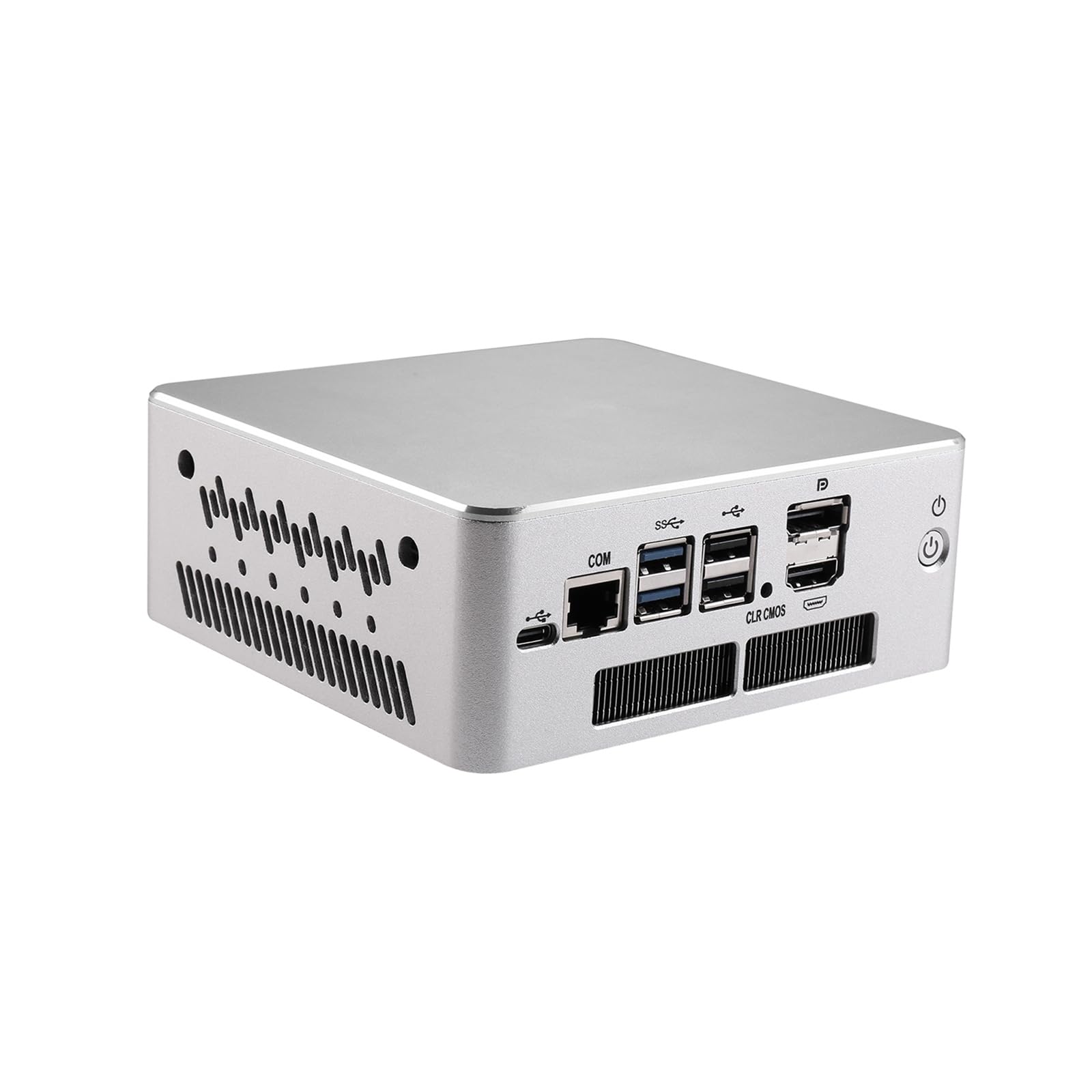 Micro Firewall Appliance, Mini PC, PFSense, Mikrotik, OPNsense, VPN, Router PC, Pentium Gold 7505, RS54, 6 x 2.5GbE LAN, DP, HDMI, Type-C, with Fan, 8G RAM, 64G SSD