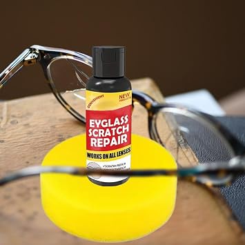 Eyeglass Scratch Repair Wax Long-Lasting Multi-Purpose Protective Coating | 100g Buff Scratch Remover Kit for Sunglasses Sunglass Watch Screen Camera Phone Scuff Daily Home School Office Adults