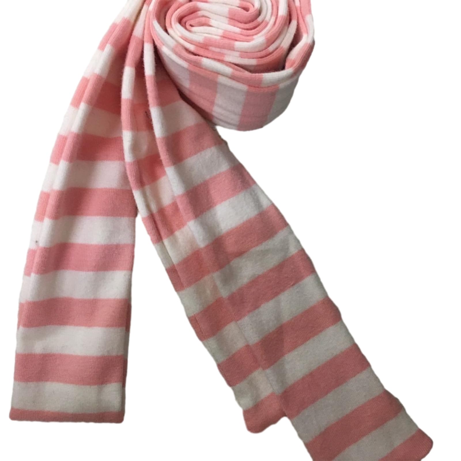 Yuzimei Girls Pink Scarf, Lady Cool Scarve Stripe Long Knitted Scarves Fashion Cloth Unisex Street Casual Neckerchief