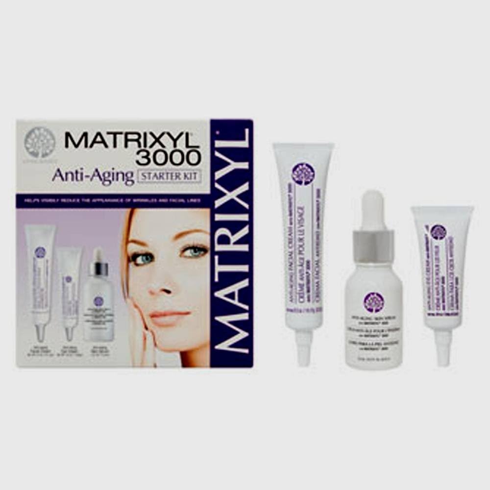 Matrixyl 3000 Starter Kit- facial cream 0.5oz, eye cream 0.25oz and skin serum 0.5oz