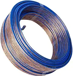 Fio Cristal Bicolor 2,5mm 100 Metros – Cabo Flexível para Som e Alto-Falante