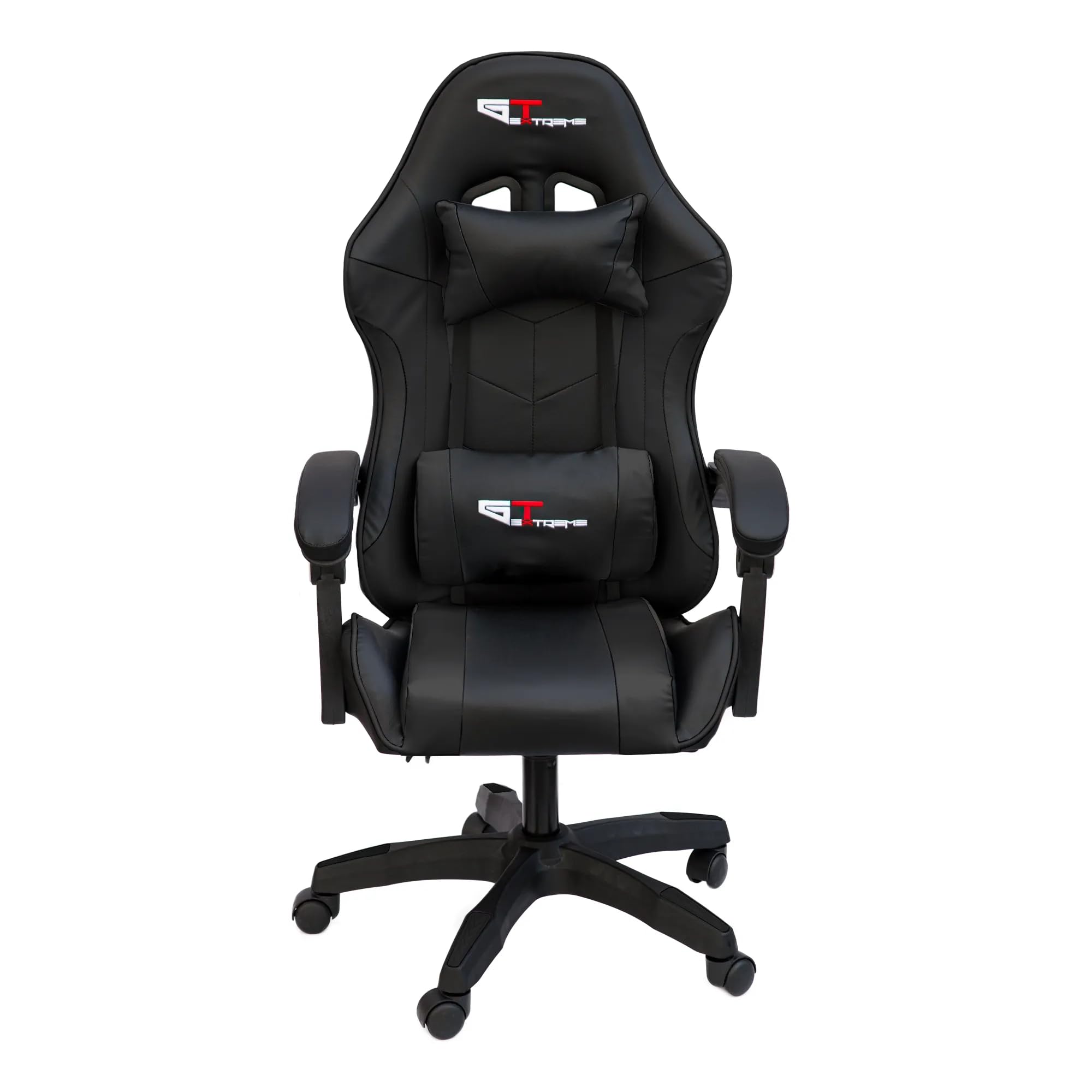Game GT Extreme Chaise de bureau de gaming en cuir écologique (triple noir)