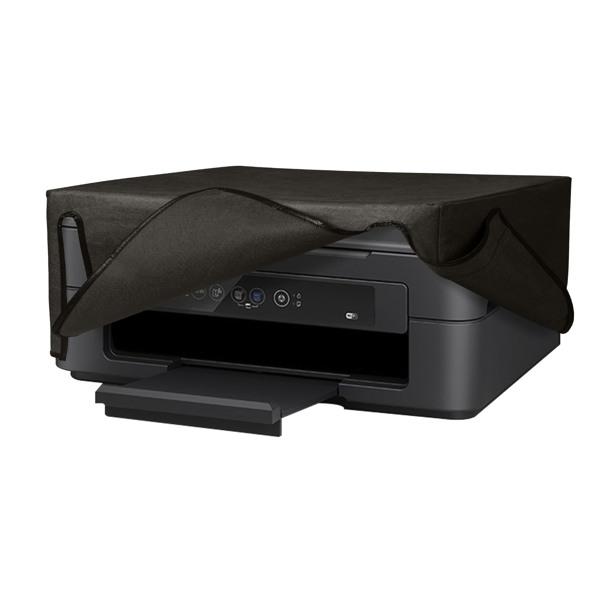 kwmobile Osłona przeciwpyłowa kompatybilna z Epson Expression Home XP-2200 / XP-2205 / Brother T580DW - etui do drukarki - pokrowiec ochronny z tkaniny, ciemnoszary
