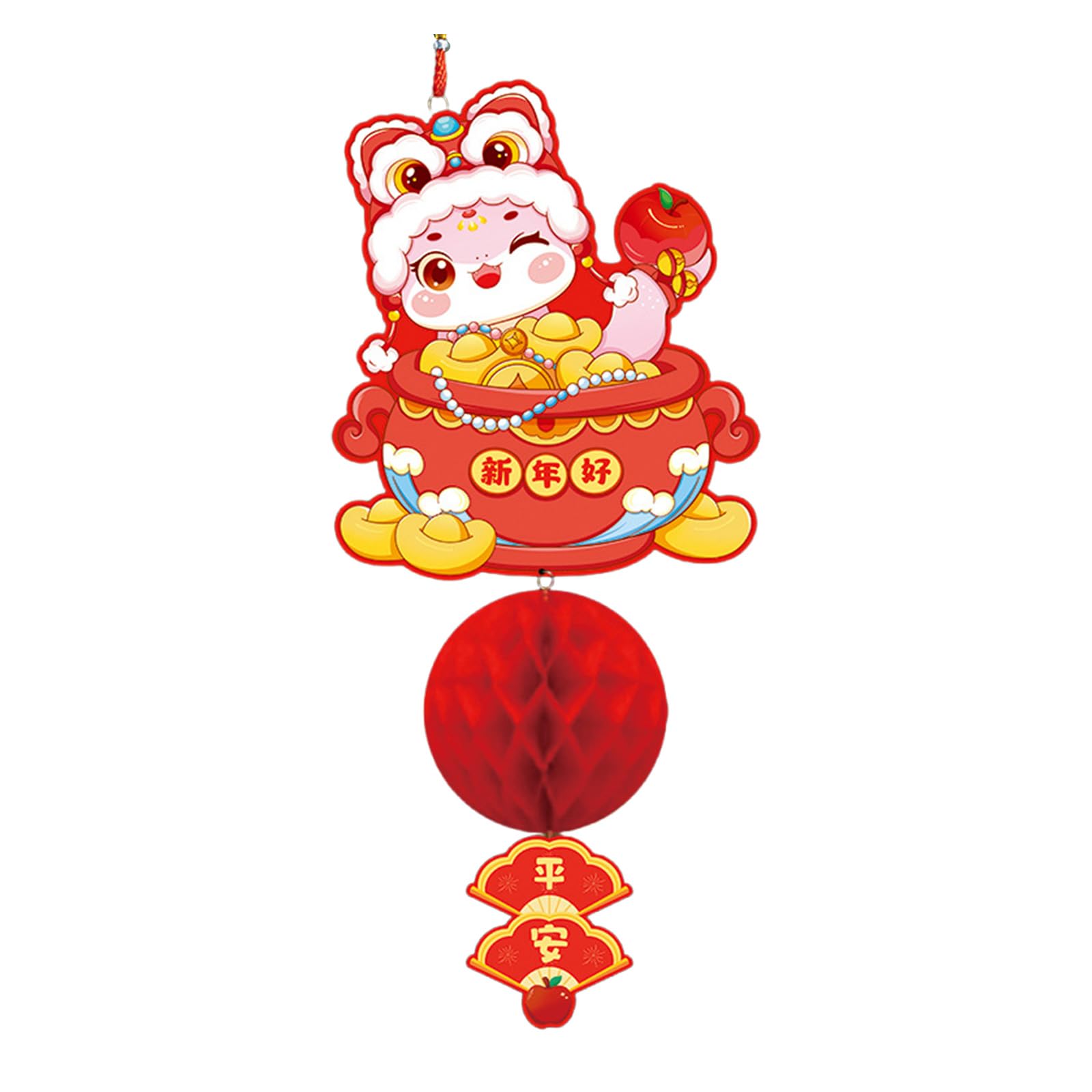 Buxuaaaa Sturdy Paper Hanging Light Distinctive Hanging Light Decoration for Enhancing Festival Atmospheres At Event Festival Decorations