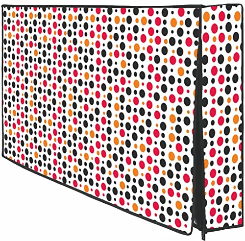Image of WACKY 50 Inch Smart LED TV Cover PVC Waterproof Printed With Transparent Polythene Layer Compatible for Sony, Mi, Kodak Smart LED TV