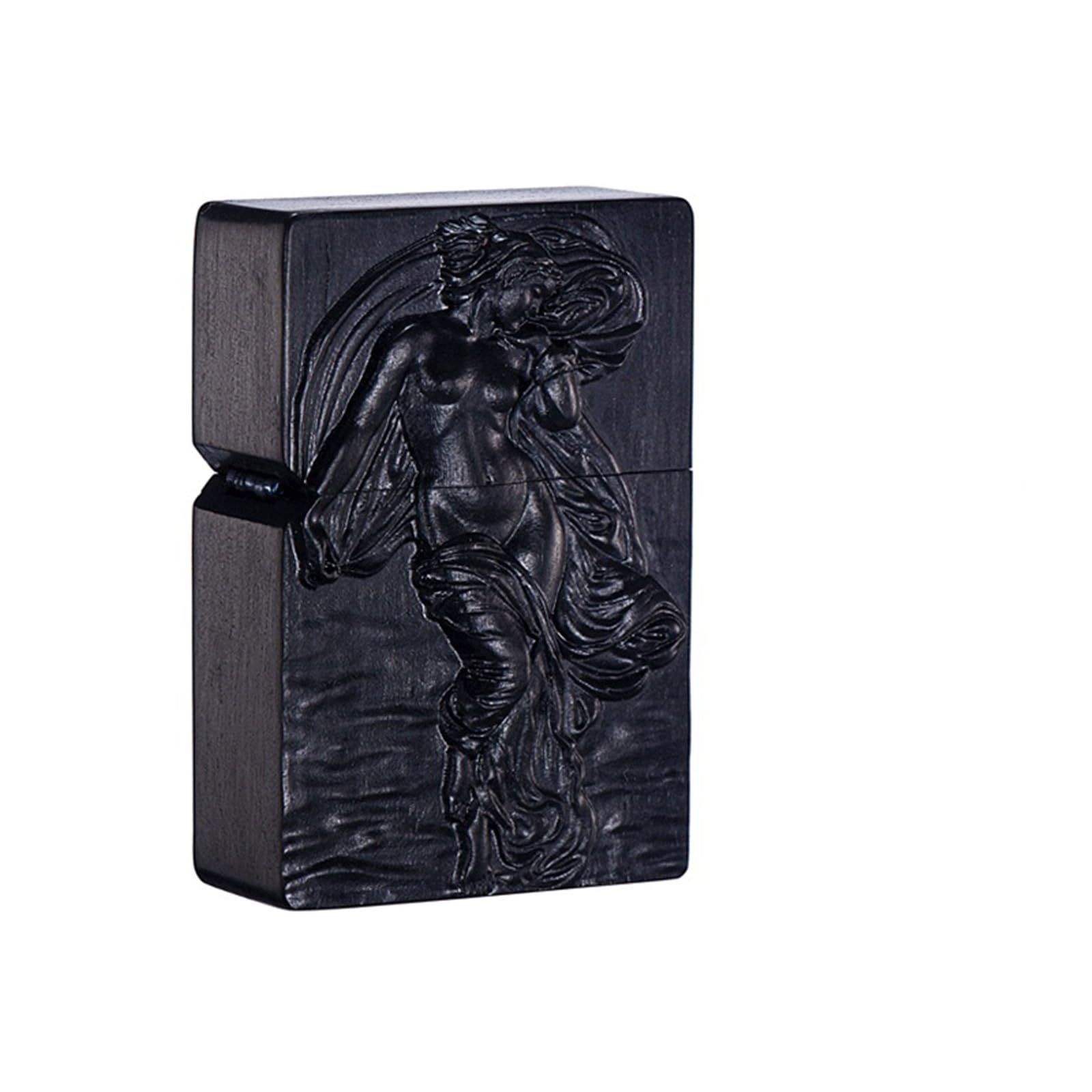 Briquet tempête kérosène sculpté à la main avec sa doublure en cuivre pur