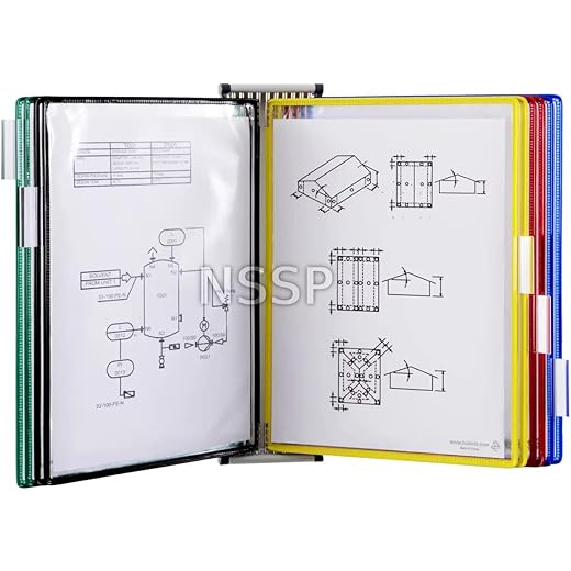 NSSP Wall Hanging File Organizer - Pack of 2