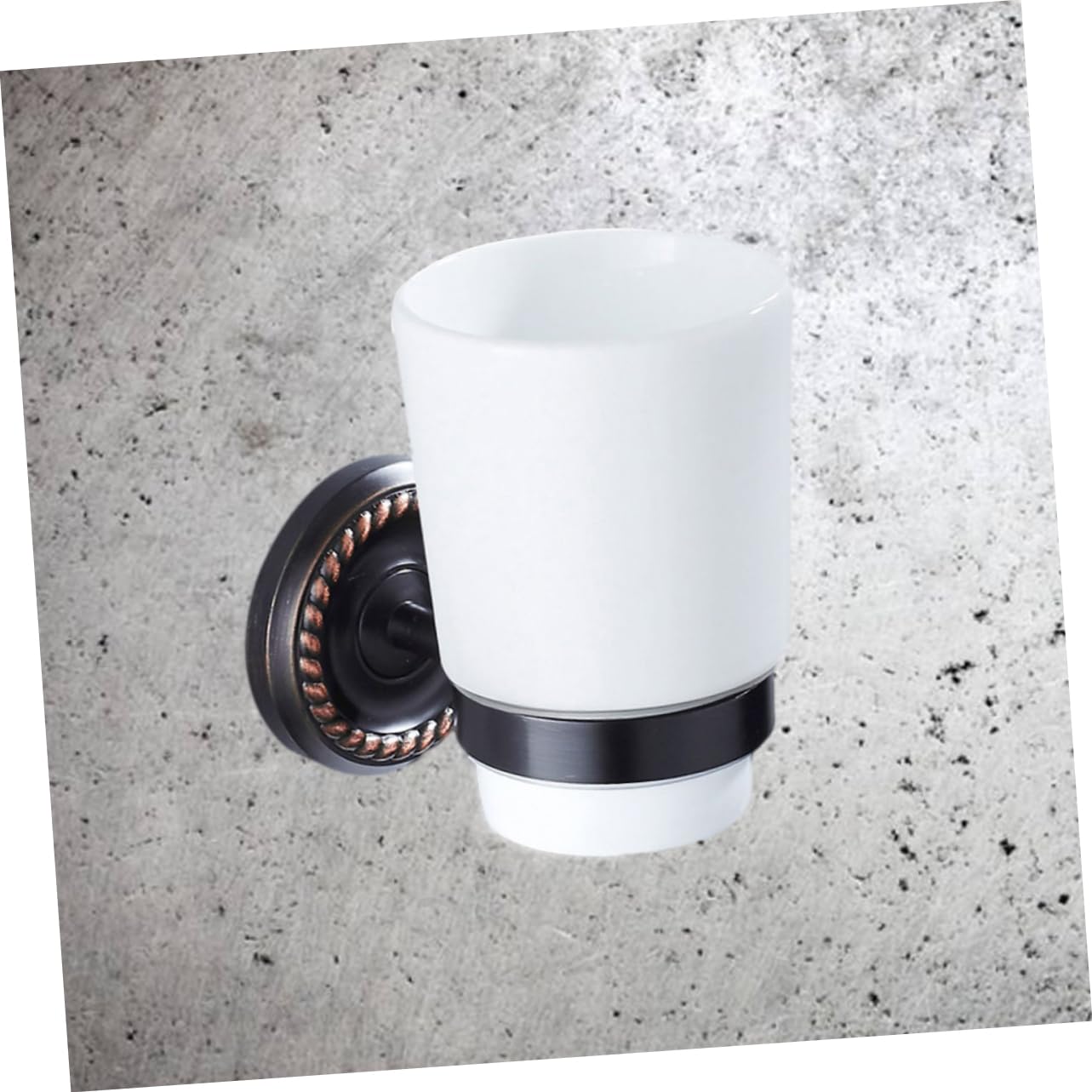 Cabilock Estantes De Almacenamiento Negros Cepillo de eléctrico estantes de Pared para Almacenamiento Portavasos de cerámica Colgador de Tazas montado en la Pared de Almacenamiento