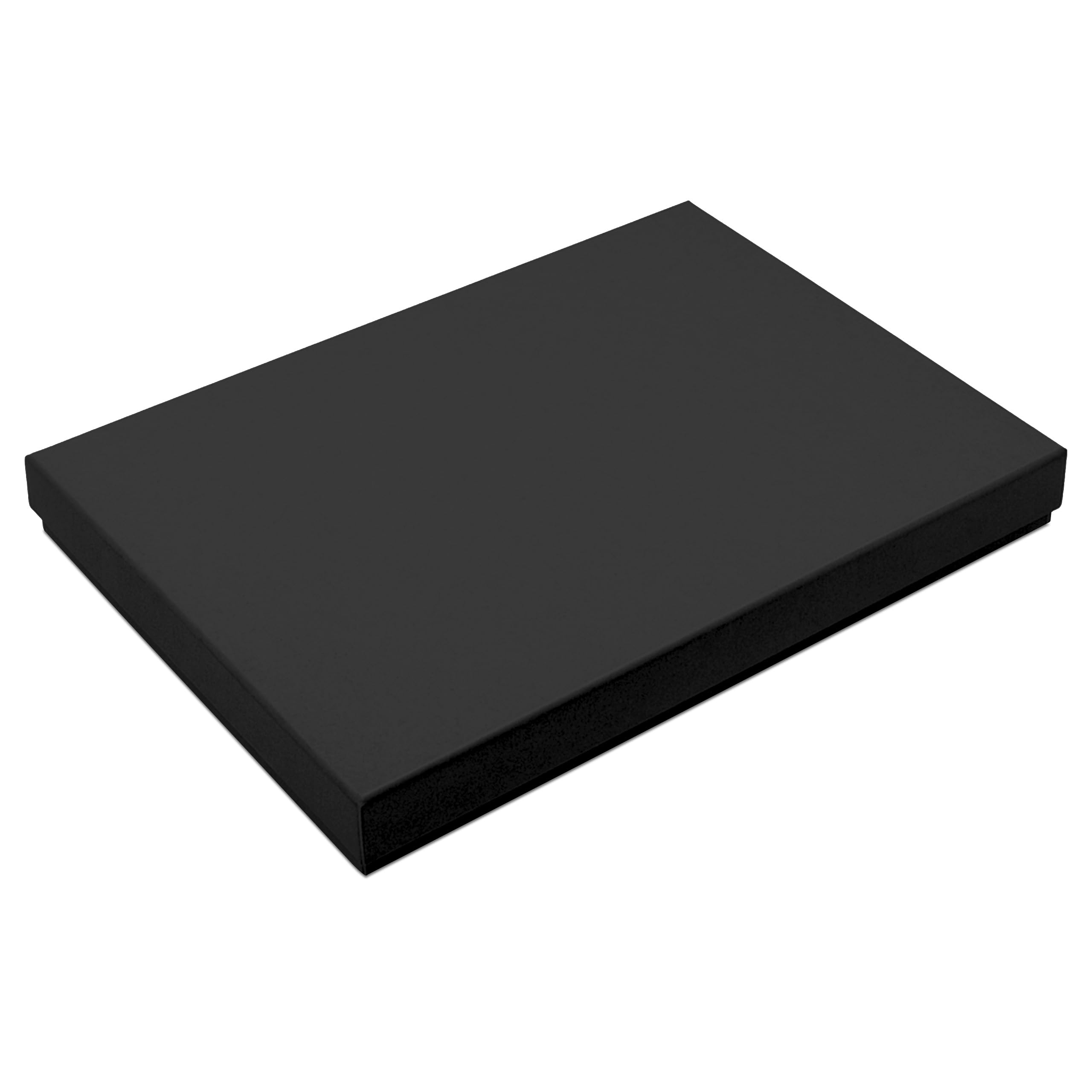 15x DIN A4 - Hochwertige Geschenk- und Aufbewahrungsbox - 30,2 x 21,3 x 2,1 cm - Schwarz - stabiler 650 g/m² Karton