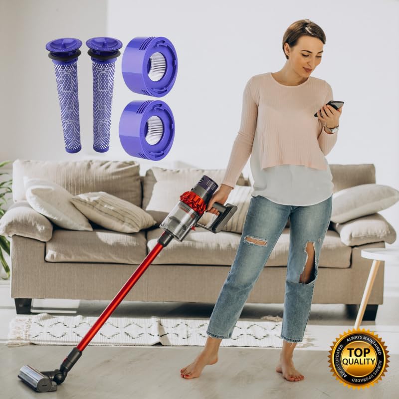 Filtri di ricambio per aspirapolvere Dyson V11 senza fili, V11 Torque Drive Animal Complete Extra, V15 Detect e SV14, ricambio per filtro Hepa lavabile e riutilizzabile n. 970013-02