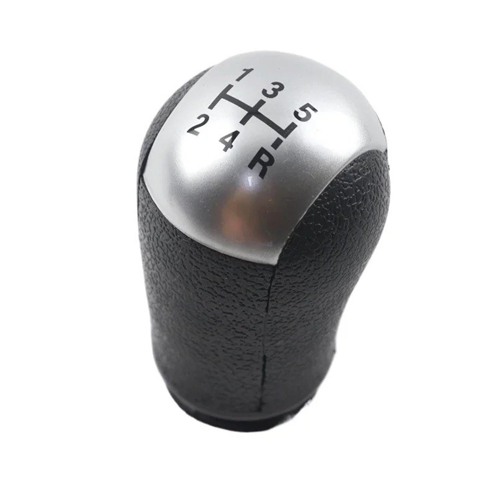 Mwbdszjqvx Silver Black Gear Shift Knob For Mustang Galaxy For Fiesta Mk6 Transit Accessories 5 Speed Mt Car Gear Stick Shift Knob(Silver Black)