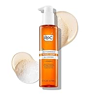 Vista 1 de RoC Multi Correxion Revive + Glow - Limpiador facial de gel con vitamina C y ácido glicólico, 177 ml.