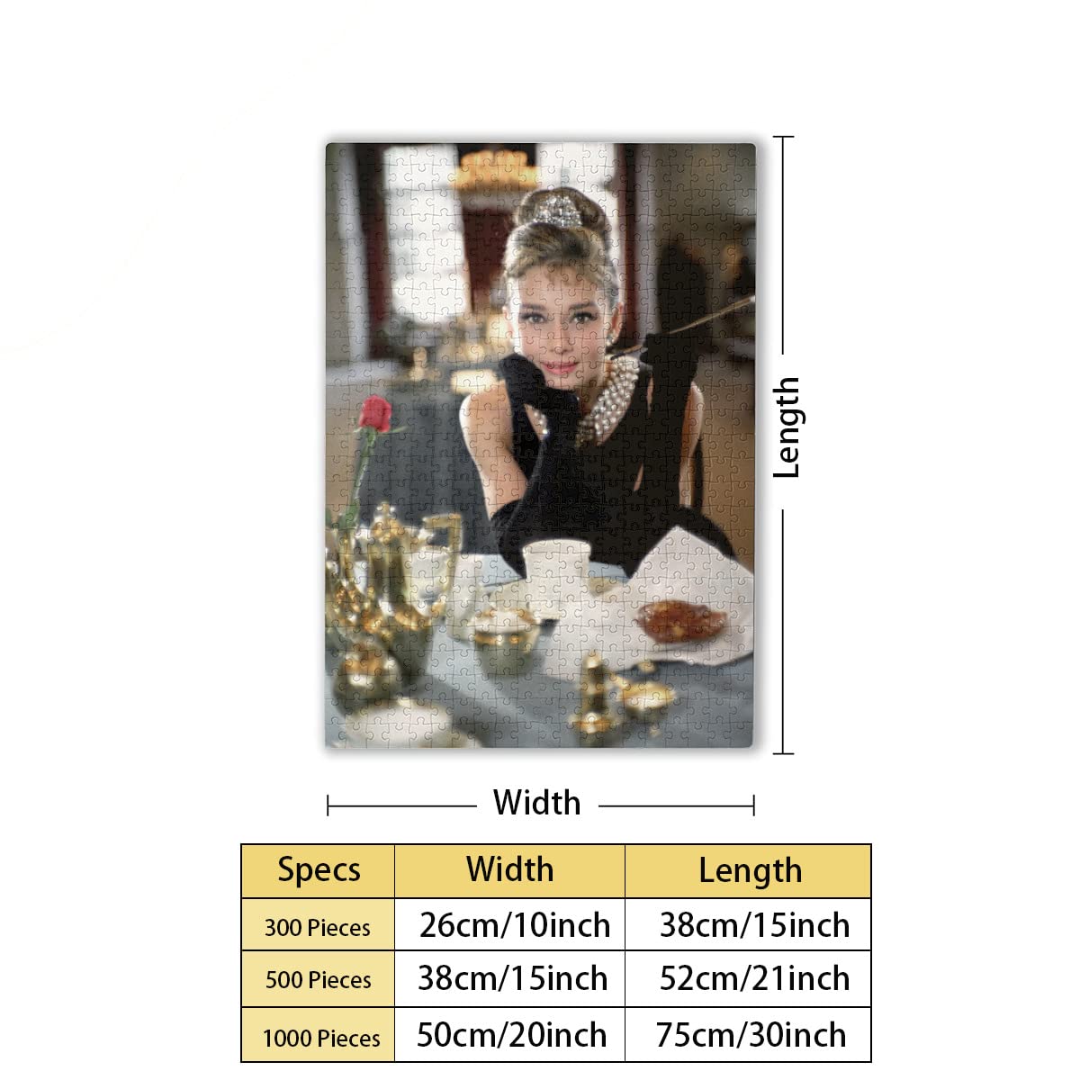 Amazon.co.jp: ジグソーパズル 1000ピース オードリー・ヘップバーン