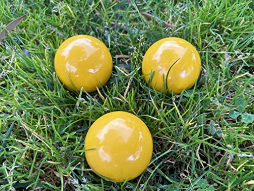 Pallina de pétanque jaune EPCO pack de 3 cochonnets