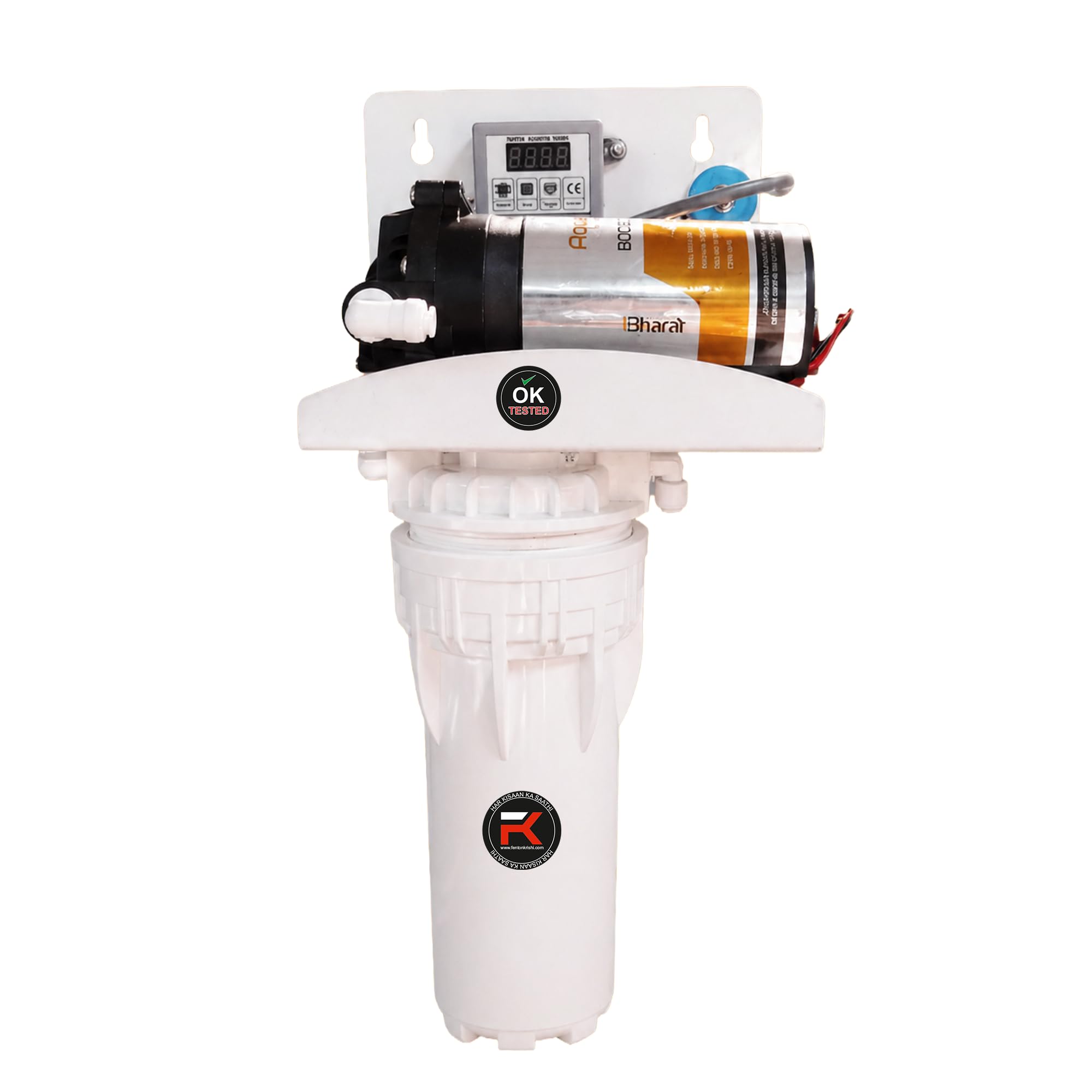 Fogger Kit for Poultry and Dairy Farm and Home Fogging Machine for Cooling with 10 Nozzles, 100 GPD Pump, 20 Meter Pipe, UF Membrane, and Pipe Cutter (Nozzle Distance 1.4m)-image-48
