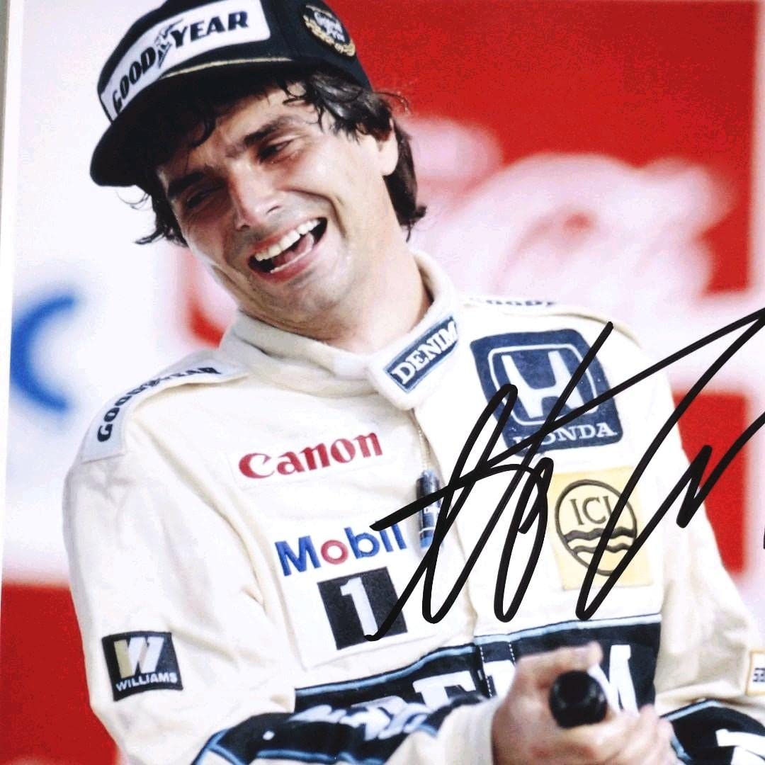 Amazon.co.jp: セール中…ネルソン ピケ直筆サイン入り超 大型写真…F1