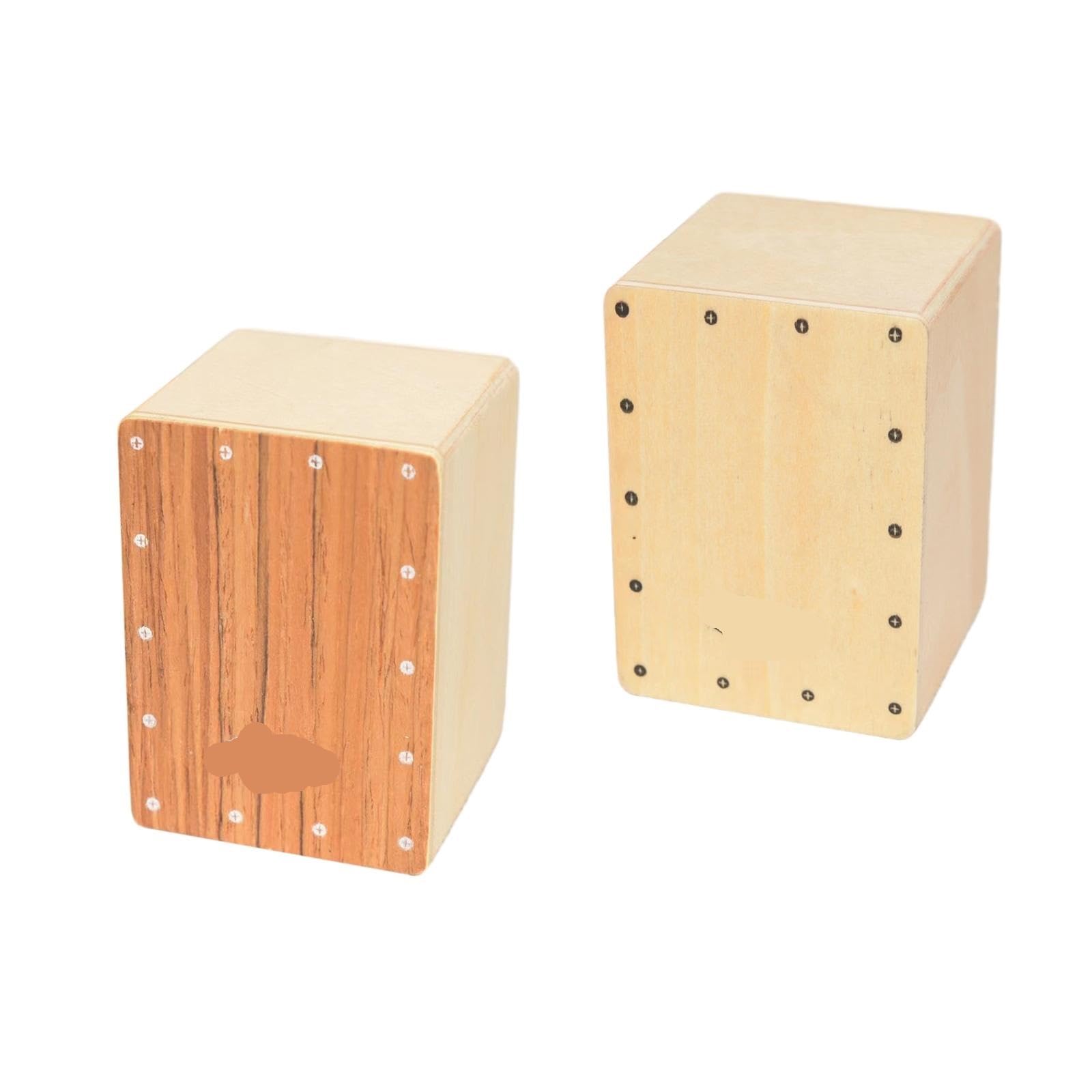 Cajón de Percusión Cajón de madera, tambor, instrumento percusión for presentaciones en el hogar(Wood)